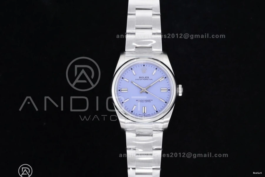 904L Steel Edition Perpetual VR3230 KRF 36mm 1:1 126000 Best Oyster Lavender Dial 0209